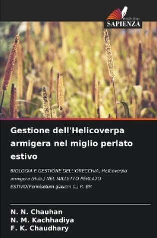 Cover of Gestione dell'Helicoverpa armigera nel miglio perlato estivo