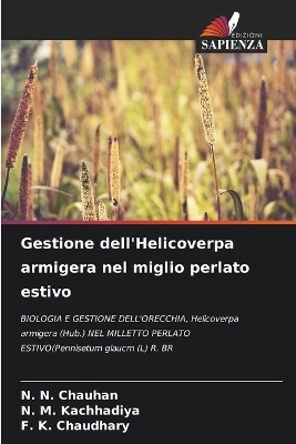 Book cover for Gestione dell'Helicoverpa armigera nel miglio perlato estivo