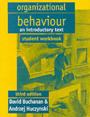 Book cover for Organizational Behaviour Stud Workbook