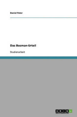 Cover of Das Bosman-Urteil