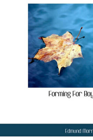 Cover of Forming for Boys