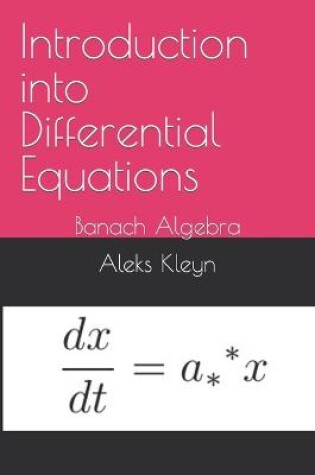 Cover of Introduction into Differential Equations