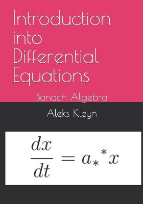 Book cover for Introduction into Differential Equations