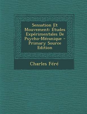 Book cover for Sensation Et Mouvement