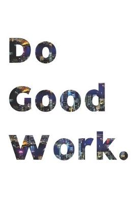 Book cover for Terminplaner - Do good work