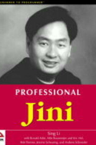 Cover of Professional Jini and JavaSpaces Programming