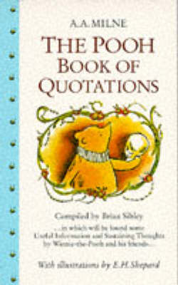 Book cover for The Pooh Book of Quotations