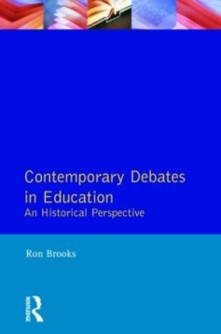 Cover of Contemporary Debates in Education