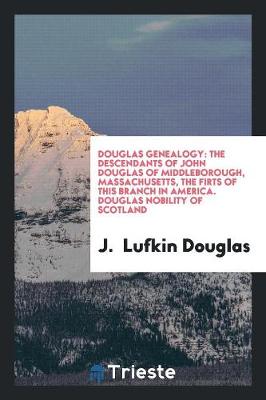 Book cover for Douglas Genealogy