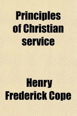 Cover of Principles of Christian Service