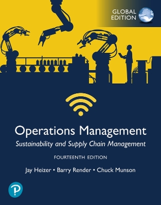 Book cover for Operations Management: Sustainability and Supply Chain Management, Global Edition -- MyLab Operations Management Access Code