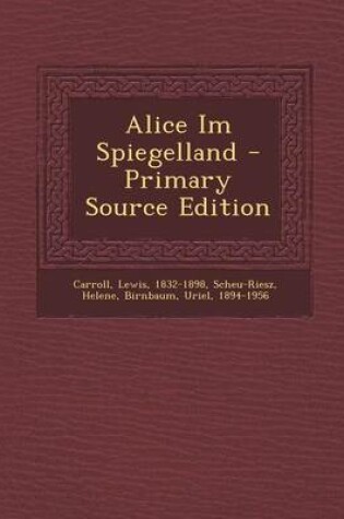 Cover of Alice Im Spiegelland