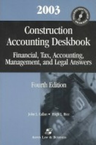 Cover of 2002 Construction Accounting Deskbook