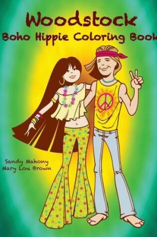 Cover of Woodstock Boho Hippie Coloring Book