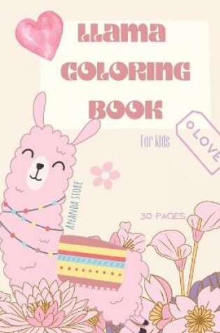 Cover of Llama Coloring Book