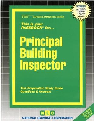 Book cover for Principal Building Inspector