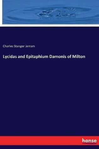 Cover of Lycidas and Epitaphium Damonis of Milton