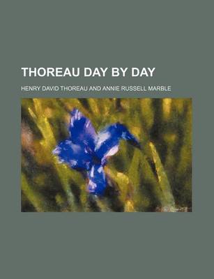 Book cover for Thoreau Day by Day