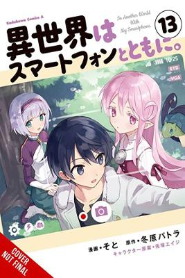 Cover of In Another World with My Smartphone, Vol. 13 (manga)