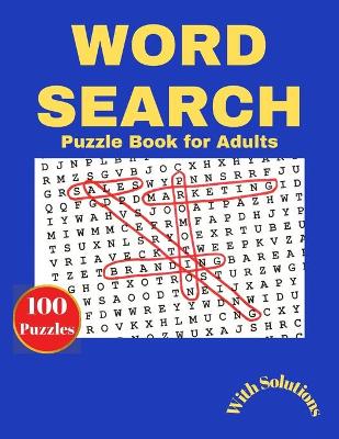 Book cover for Word Search Puzzle Book For Adults