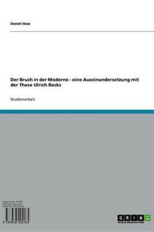 Cover of Der Bruch in Der Moderne