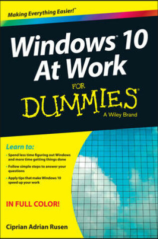 Cover of Windows 10 At Work For Dummies
