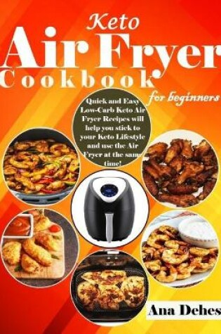 Cover of Keto Air Fryer Cookbook for beginners