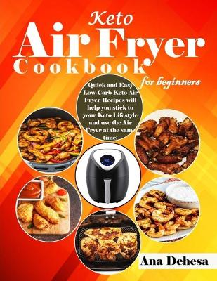 Book cover for Keto Air Fryer Cookbook for beginners