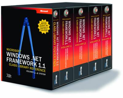 Book cover for Microsoft .NET Framework 1.1 Class Library Reference Volumes 1-4