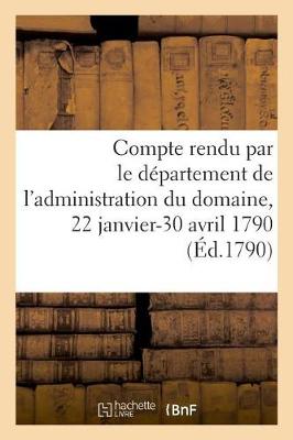 Book cover for Second Compte Des Recettes Et Dépenses Rendu Par Le Département de l'Administration