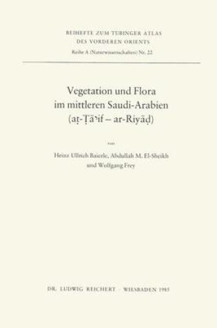 Cover of Vegetation Und Flora Im Mittleren Saudi-Arabien