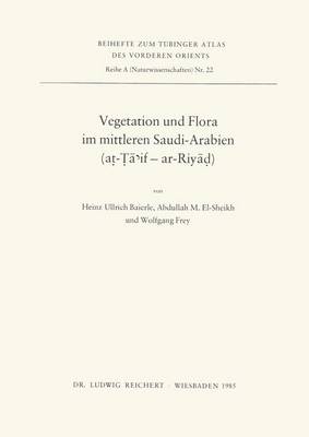 Book cover for Vegetation Und Flora Im Mittleren Saudi-Arabien