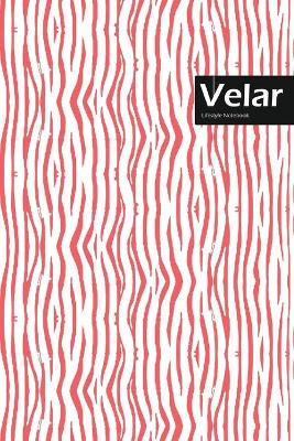 Book cover for Velar Lifestyle, Animal Print, Write-in Notebook, Dotted Lines, Wide Ruled, Medium Size 6 x 9 Inch, 144 Sheets (Pink)