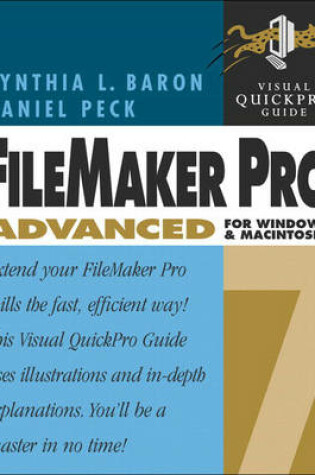 Cover of FileMaker Pro 7 Advanced for Windows and Macintosh