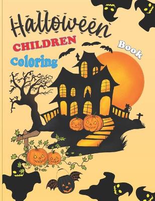 Book cover for Halloween Children Coloring Book