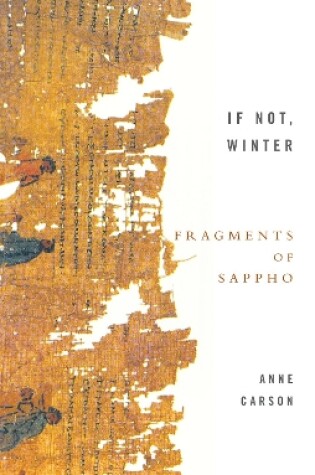 Cover of If Not, Winter: Fragments Of Sappho