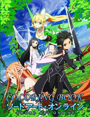 Book cover for Sword Art Online Coloring Book