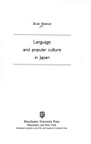 Cover of Language and Popular Culture in Japan