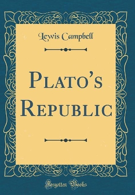 Book cover for Plato's Republic (Classic Reprint)