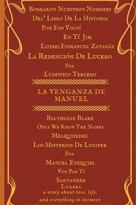Book cover for La Venganza de Manuel Only we know the names