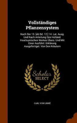 Book cover for Vollstandiges Pflanzensystem