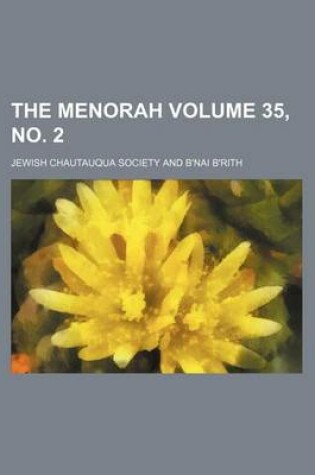 Cover of The Menorah Volume 35, No. 2