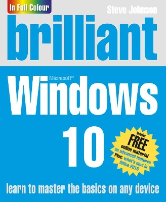 Book cover for Brilliant Windows 10