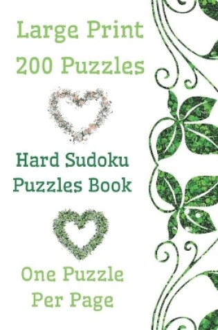 Cover of Hard Sudoku Puzzles Book