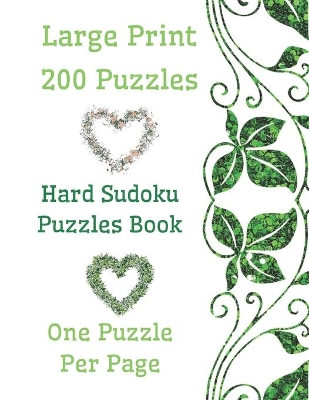 Book cover for Hard Sudoku Puzzles Book