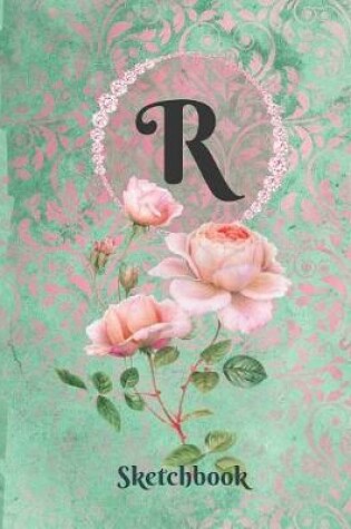 Cover of Basics Sketchbook for Drawing - Personalized Monogrammed Letter R