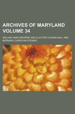 Cover of Archives of Maryland (V.55)