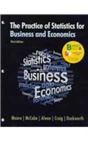 Book cover for Loose-Leaf Version for Practice of Statistics for Business and Economics