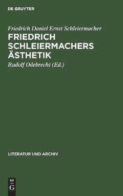 Cover of Friedrich Schleiermachers AEsthetik