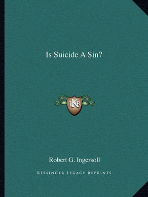 Book cover for Is Suicide a Sin?